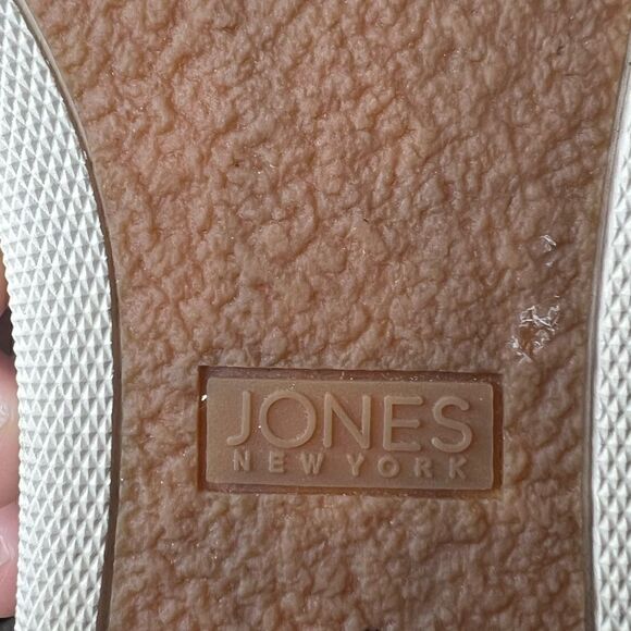 Jones New York Cream Hannah Croc Embossed Casual Slip On Shoes Size 7 - Picture 15 of 16